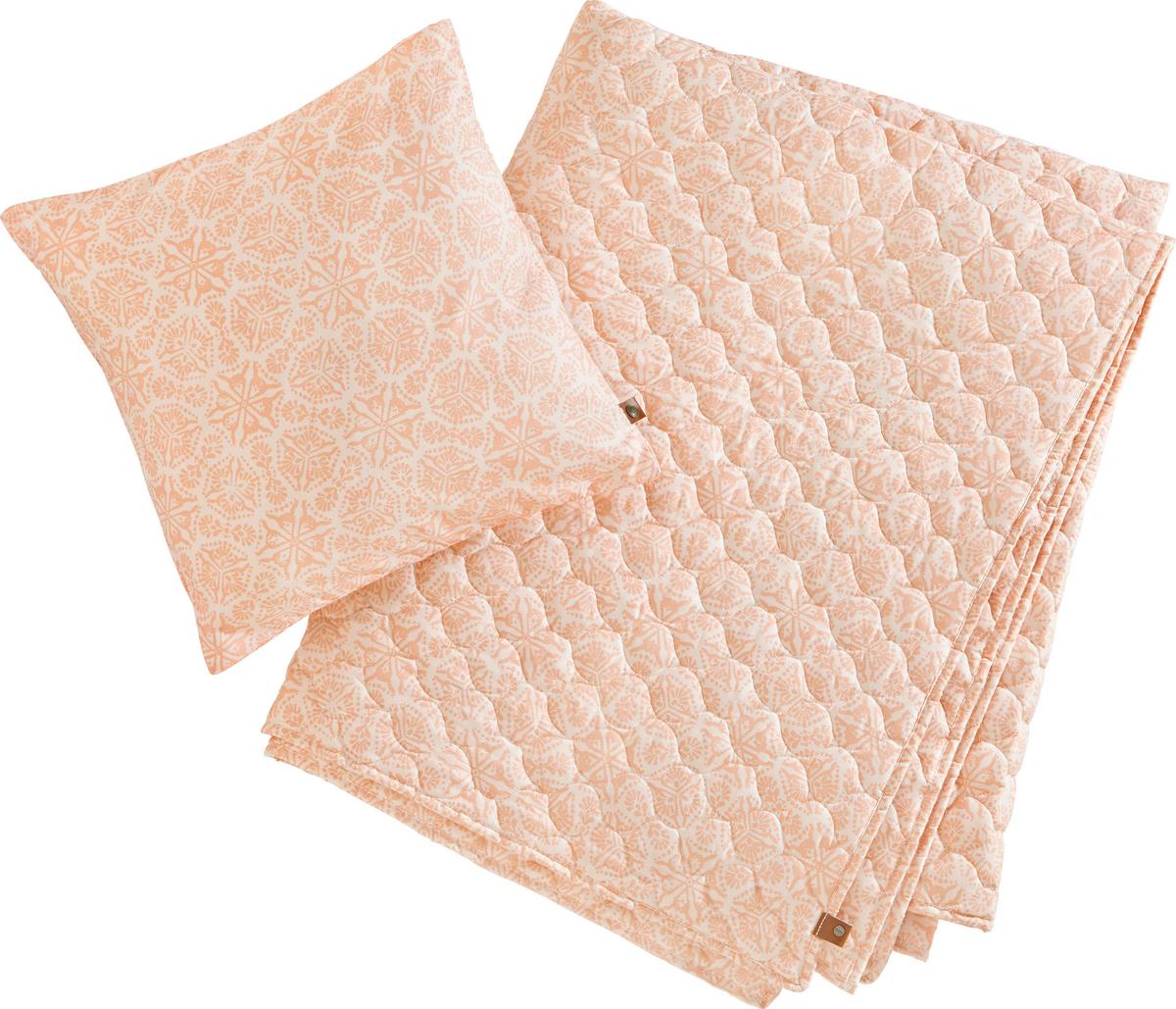 NARZUTA NA ŁÓŻKO AIDA - różowy, Modern, tkanina (140/220cm) - Bessagi Home