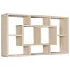 Wandregal Alex ca. 85x48x16 cm Eichefarben - Eichefarben, KONVENTIONELL, Holzwerkstoff (85/47,5/16cm) - MID.YOU