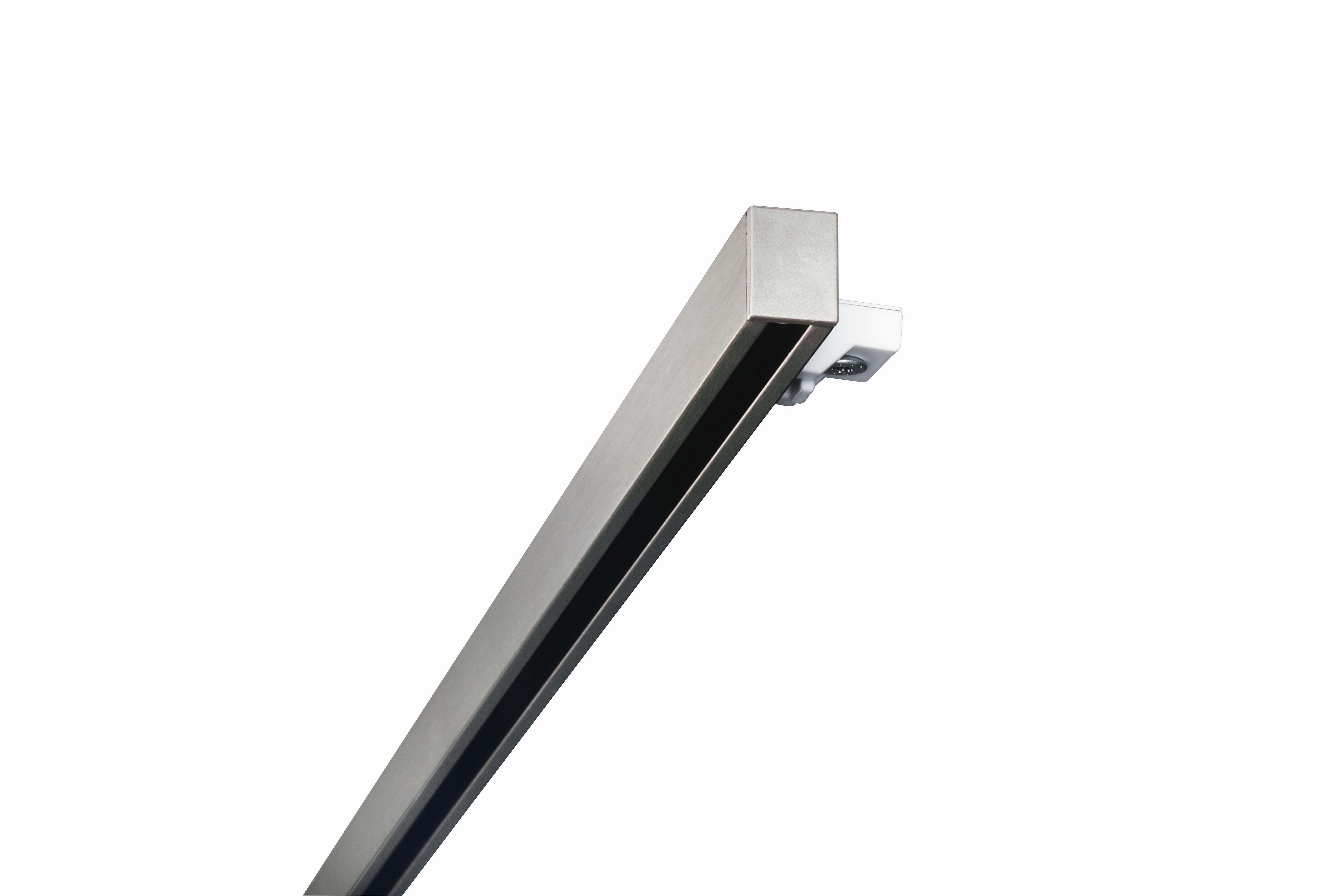 Függönysín Style 240 - nemesacélszínű, fém (240cm) - Premium Living