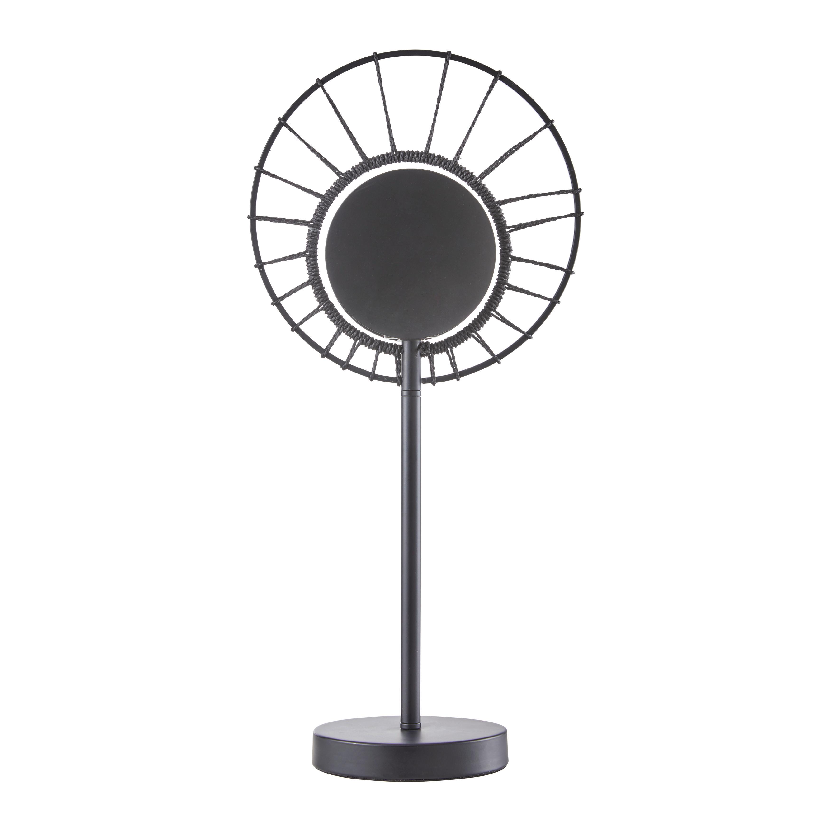 Tischleuchte Sun max. 60 Watt - Schwarz, Lifestyle, Metall (26/57.5cm) - Modern Living
