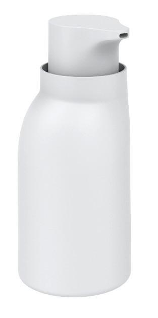Dozator Tekućeg Sapuna Naime - bijela, Modern, plastika (8,5/18,8/8cm) - Premium Living