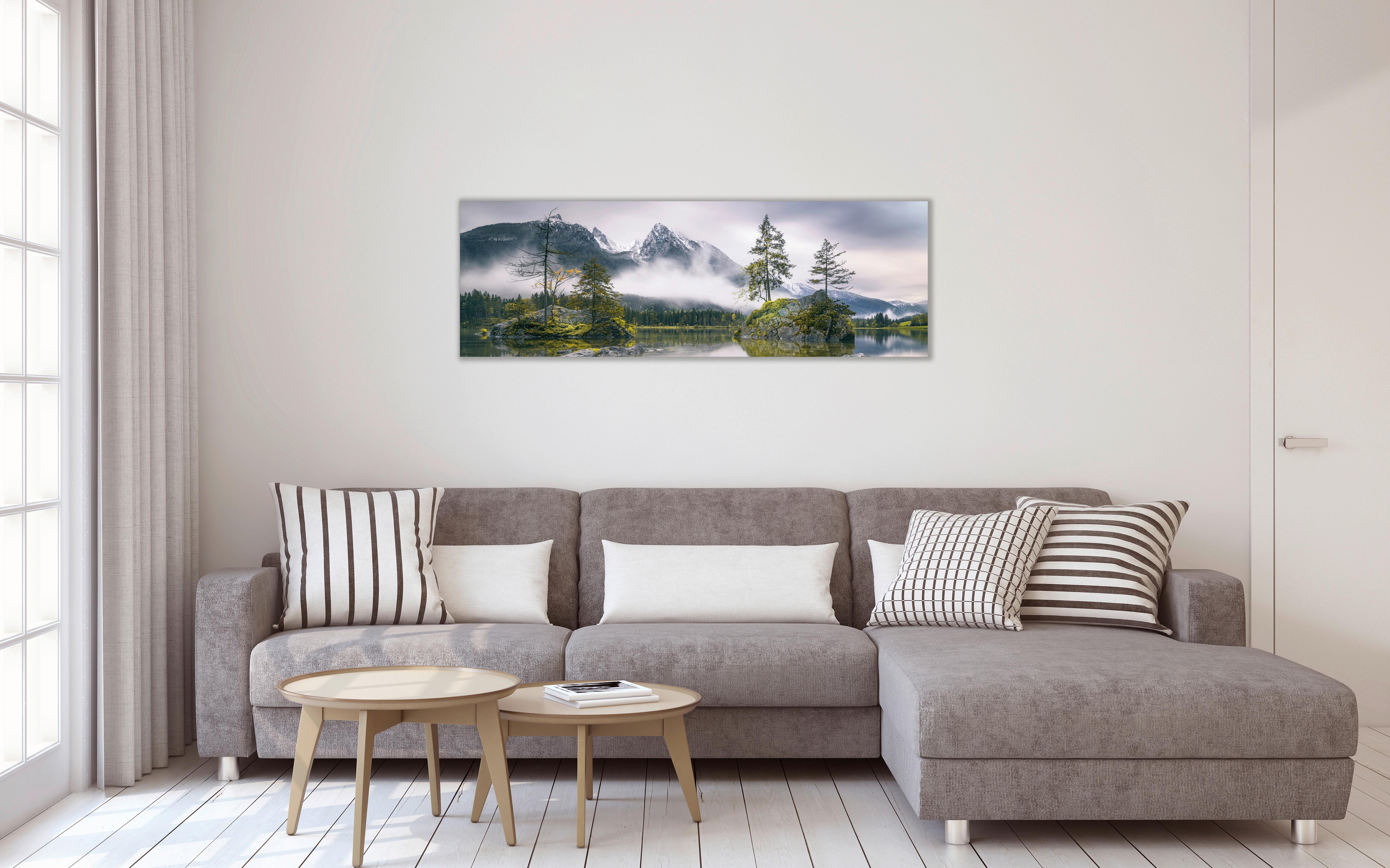 Slika U Blind Ramu Marcus - svetlosiva, Osnovno, drvo (150 cm/50 cm/3 cmcm) - Mömax