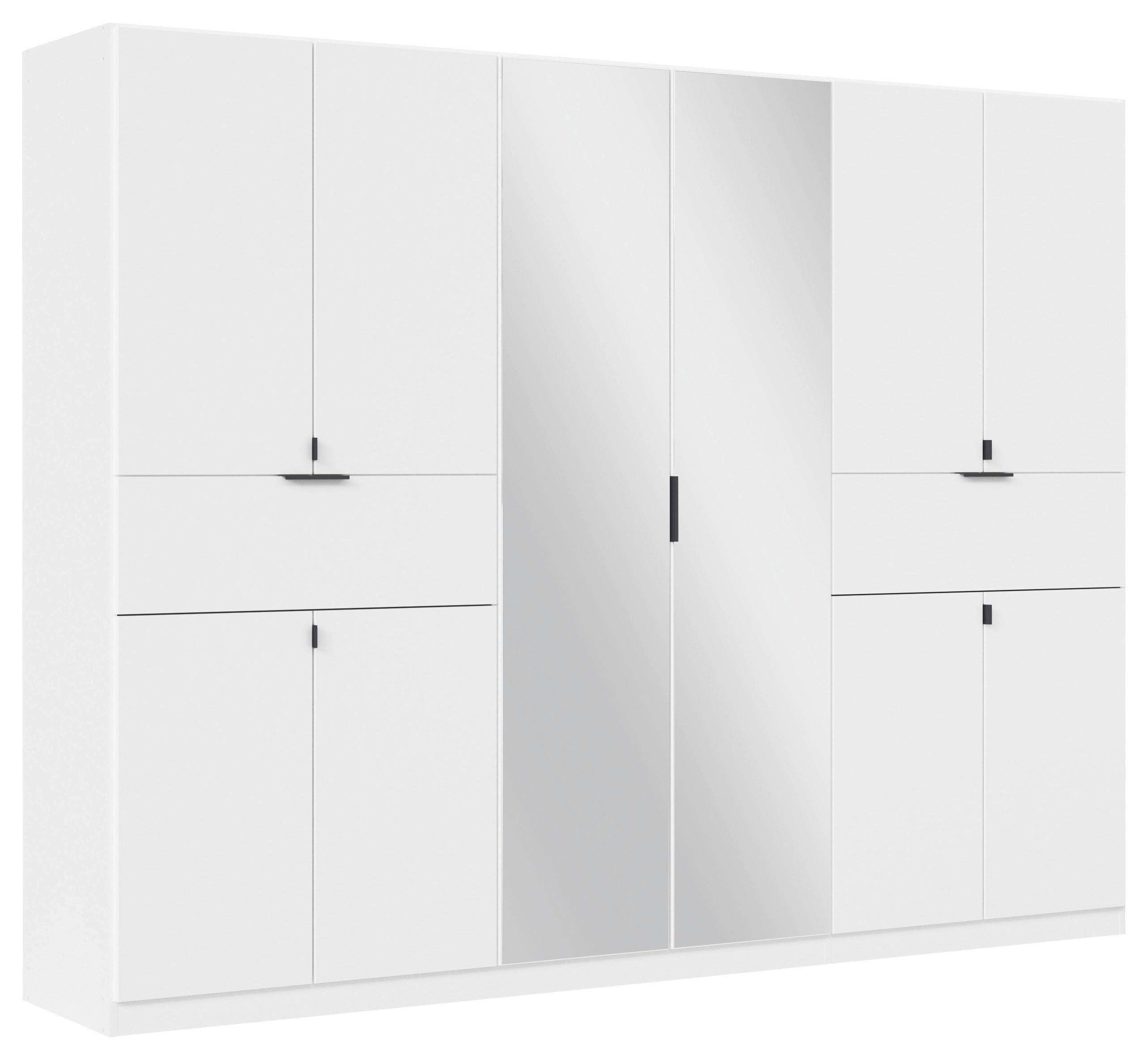 Ormar S Klasičnim Vratima Ticao - bijela/siva, Moderno, drvni materijal/metal (271/210/54cm) - Modern Living