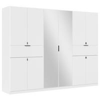 Ormar S Klasičnim Vratima Ticao - bijela/siva, Moderno, drvni materijal/metal (271/210/54cm) - Modern Living