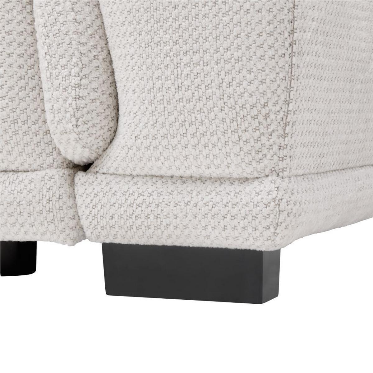 Kutna Garnitura Gremio - sivo-bijela/crna, Moderno, tekstil/plastika (206/283cm) - Modern Living