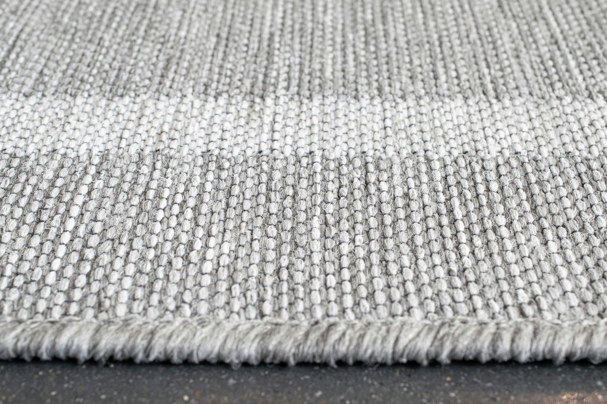 DYWAN ZEWNĘTRZNY AMALFI - kolor srebrny/jasnoszary, Konventionell, tkanina (160/230cm) - Novel