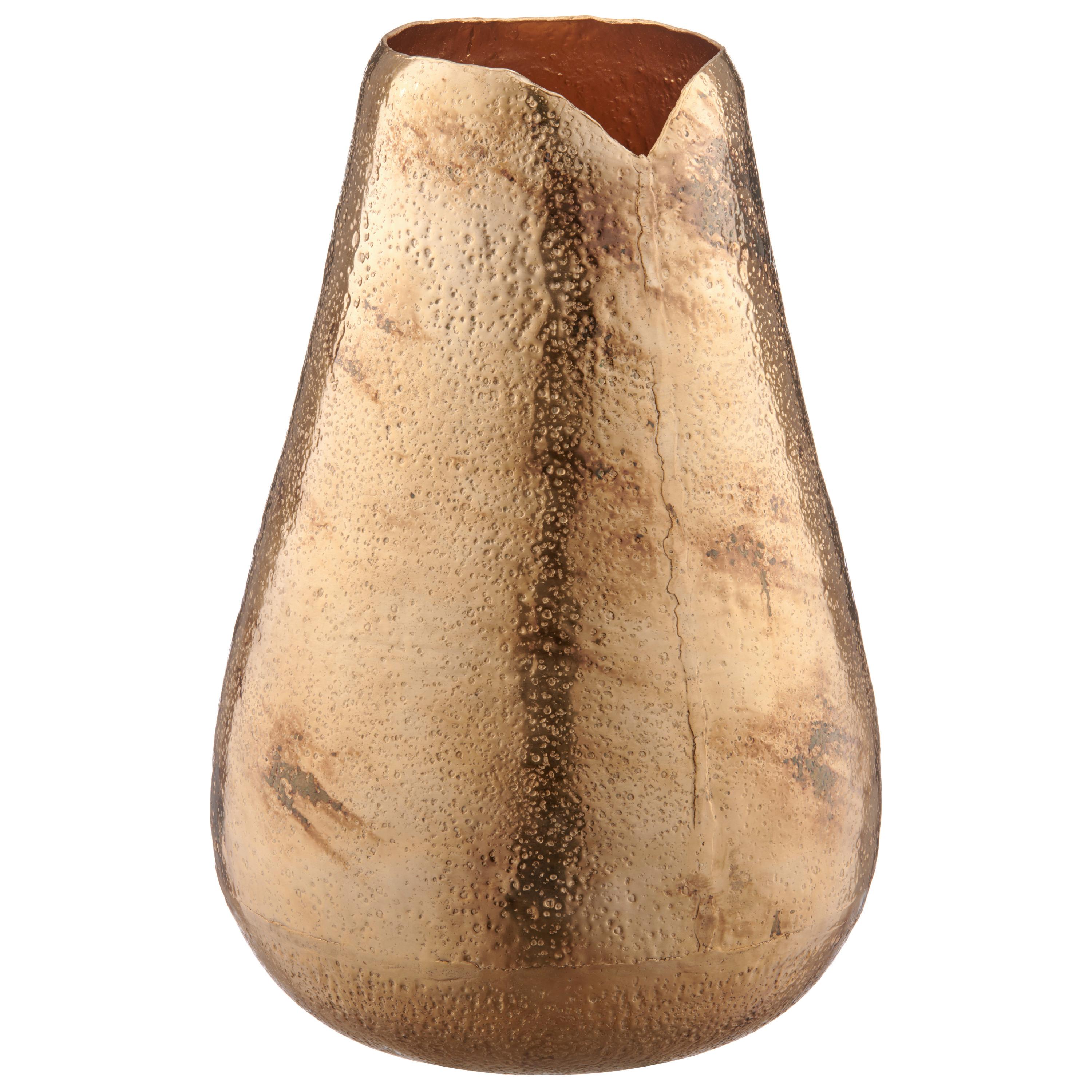 MISA DEKORACYJNA METALLVASE - szampanowy, Basics, metal (34/46/15cm)