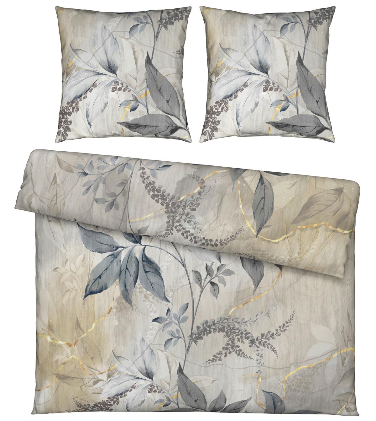 Bettwäsche Chiara XXL Beige ca. 200x200cm - Beige, KONVENTIONELL, Textil (200/200cm) - Modern Living