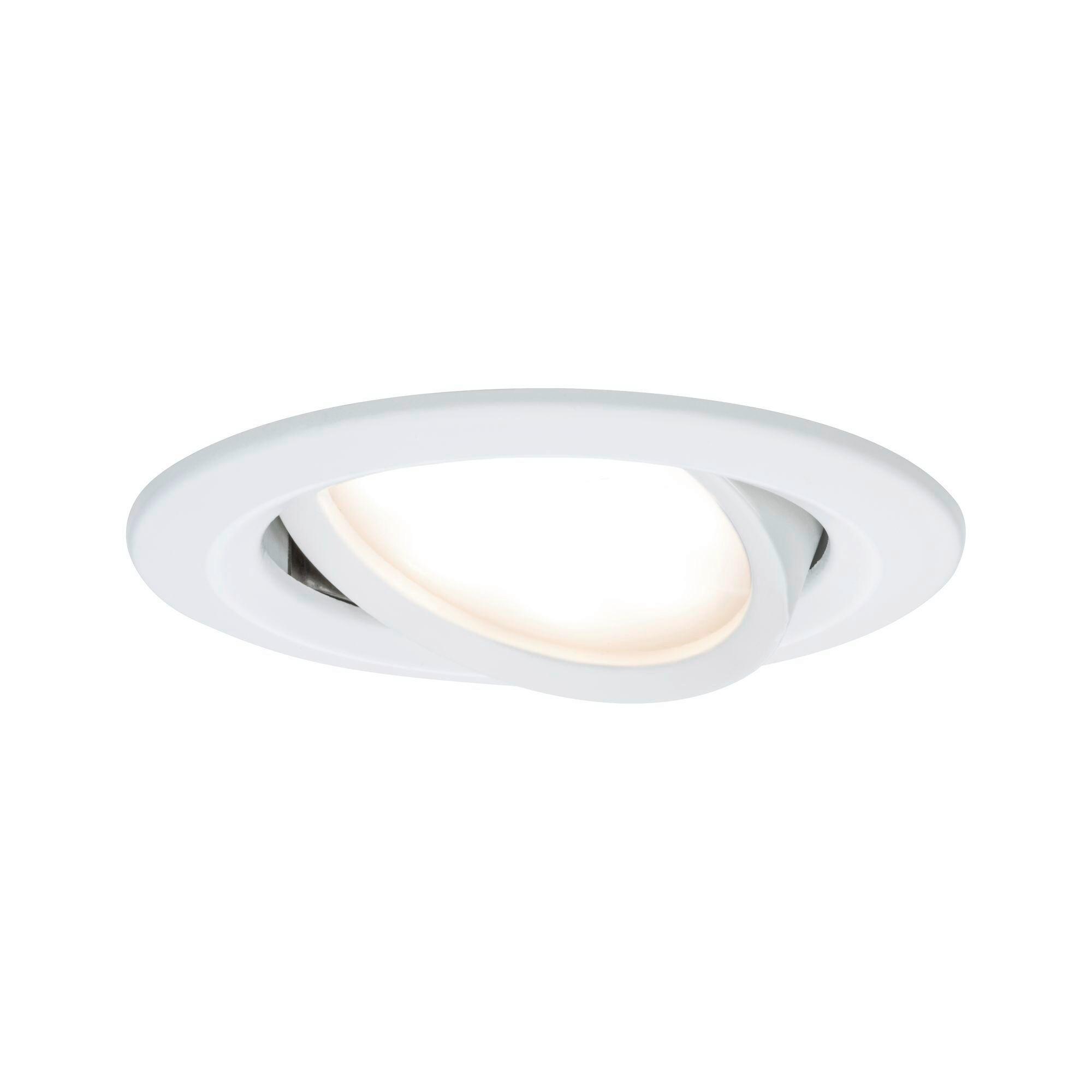 LED-Deckenleuchte Nova in Weiß max. 6,5 Watt - Weiß, Basics, Metall (8,4cm) - Paulmann