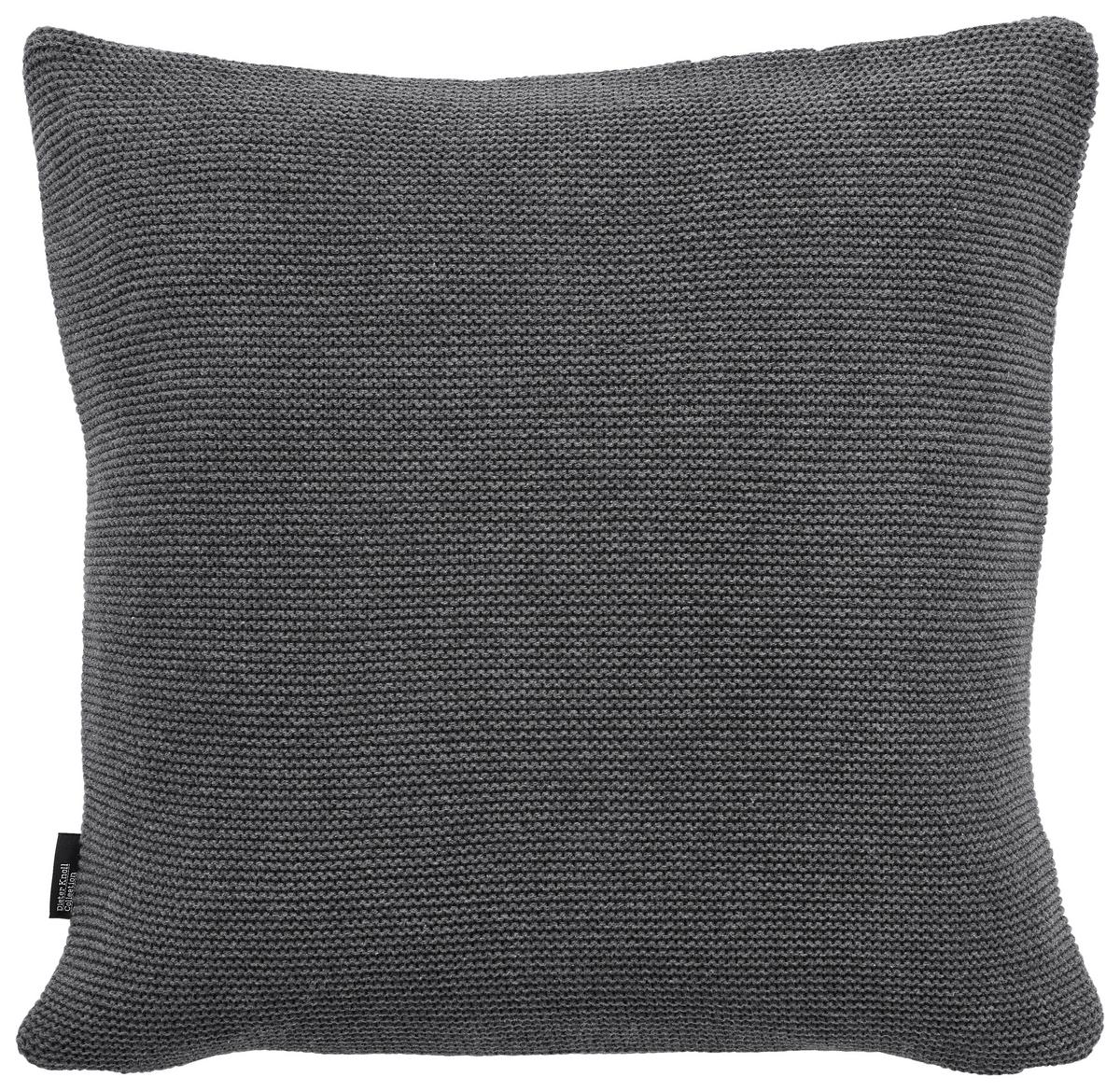 POSZEWKA NA PODUSZKĘ BEJA - ciemnoszary, Basics, tkanina (50/50cm) - Dieter Knoll