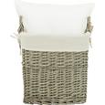 Coș De Rufe Tip Lighean Larry - culoare natur/gri, Romantik / Landhaus, lemn/textil (38/40/26cm) - Modern Living Coș De Rufe Tip Lighean Larry - culoare natur/gri, Romantik / Landhaus, lemn/textil (38/40/26cm) - Modern Living
