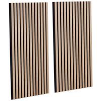 Akustični Stenski Panel Josef, Barva Hrasta, 2 Kos - hrast artisan, Moderno, umetna masa/leseni material (60/120/2cm) - Mömax
