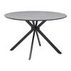 MATBORD LUCA - grå/svart, Design, metall/trämaterial (120/75cm) - Mömax