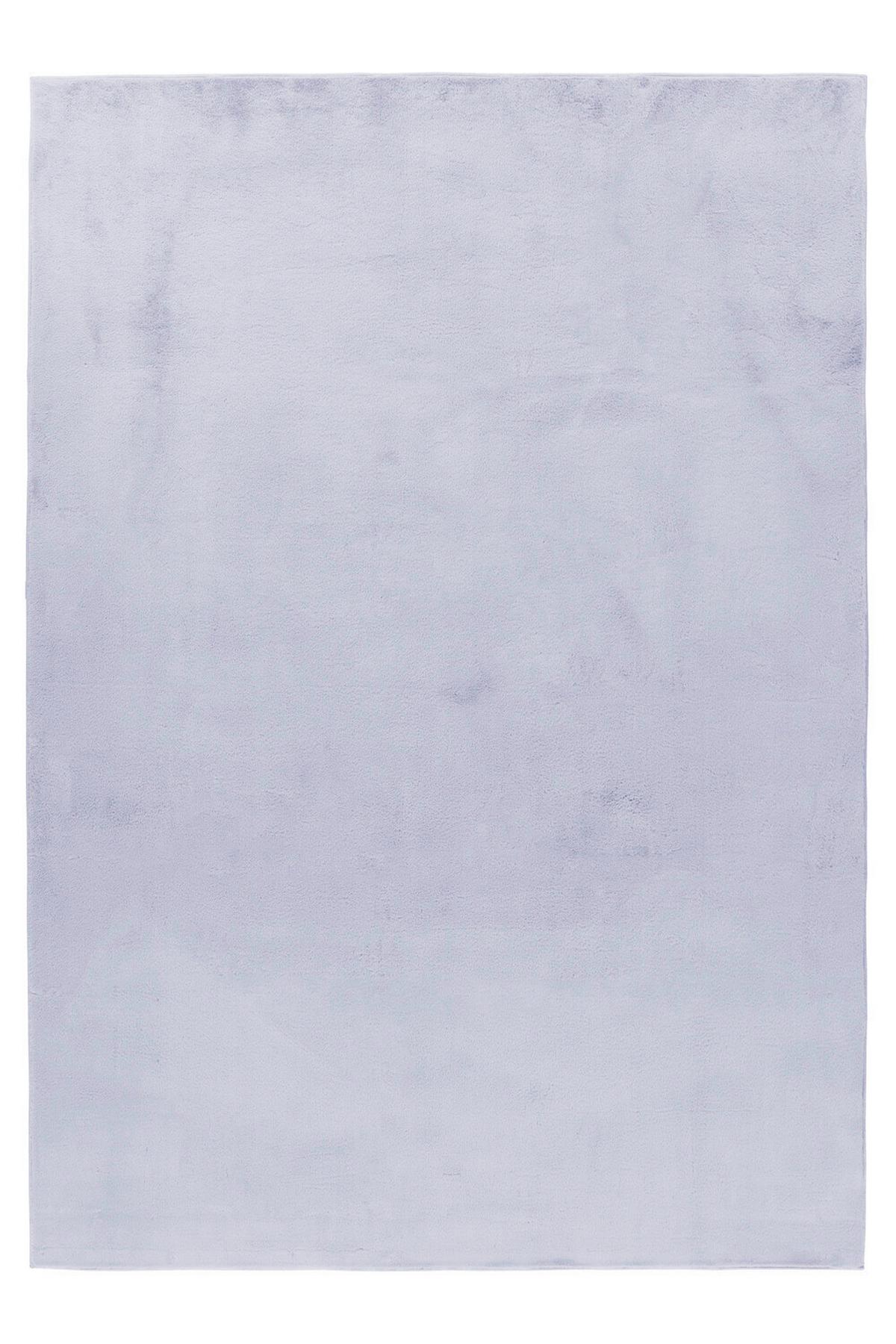 Preproga Z Visokim Florom Pouffy, Srebrna, 240x340cm - srebrne barve, Basics, tekstil (240/340cm)