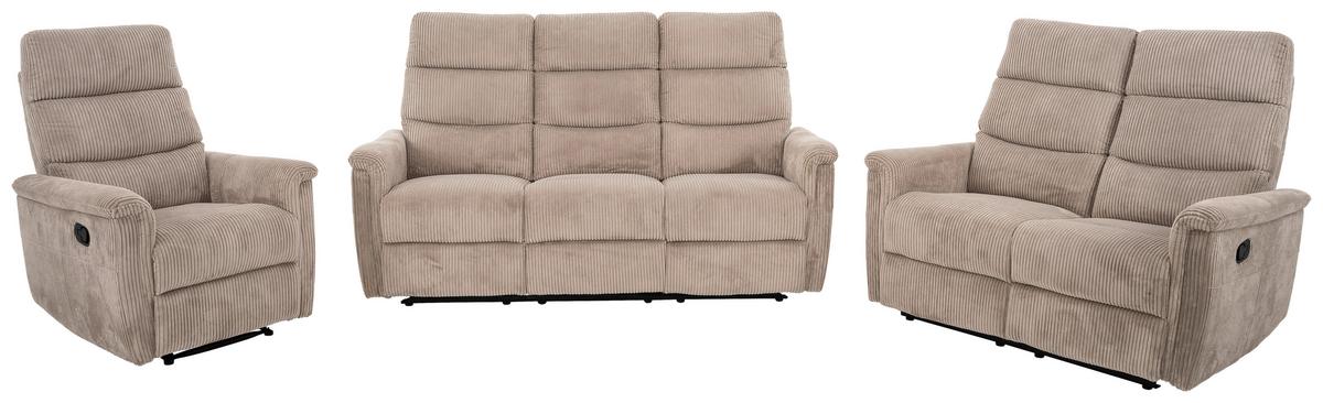 Trosed Xeno, Svetlo Rjava - svetlo rjava/črna, Design, kovina/umetna masa (184/108/89cm) - Livetastic