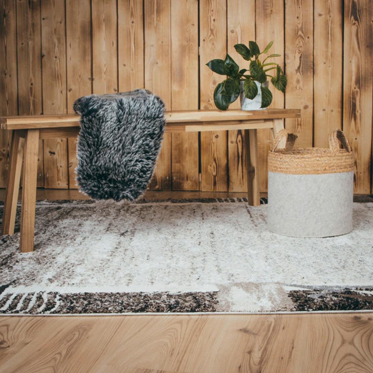 FLACHWEBETEPPICH MY FRISCO 284 - Taupe, Basics, Textil (200/290cm)