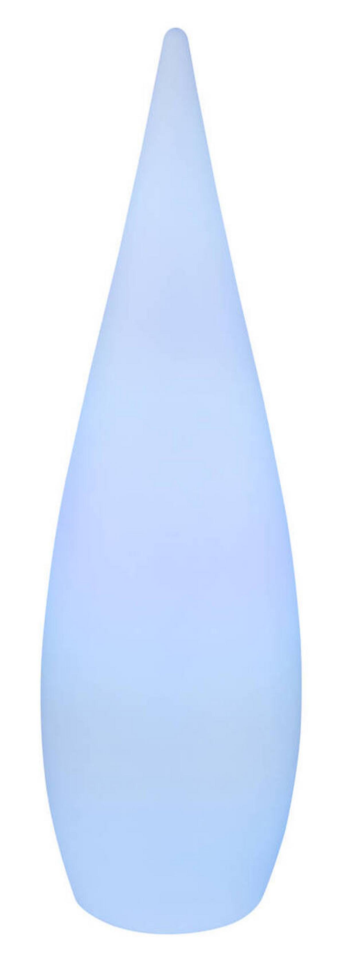Stoječa Zunanja Svetilka Glance, Dalinsko Upravljanje - črna/bela, Design, umetna masa (36/120cm) - Globo