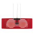 Pendelleuchte Lexi 2-flammig - Rot, MODERN, Glas/Metall (48/24/20cm) - Premium Living Pendelleuchte Lexi 2-flammig - Rot, MODERN, Glas/Metall (48/24/20cm) - Premium Living