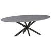 MATBORD MATTEO - grå/svart, Modern, metall/trämaterial (180/75/90cm) - Mömax