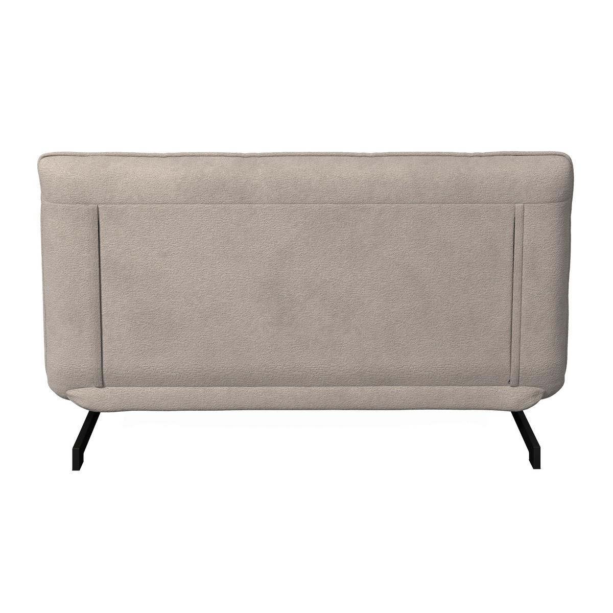 Kanapéágy Luna - bézs/fekete, Modern, textil/fém (142/62/40cm) - Bessagi Home