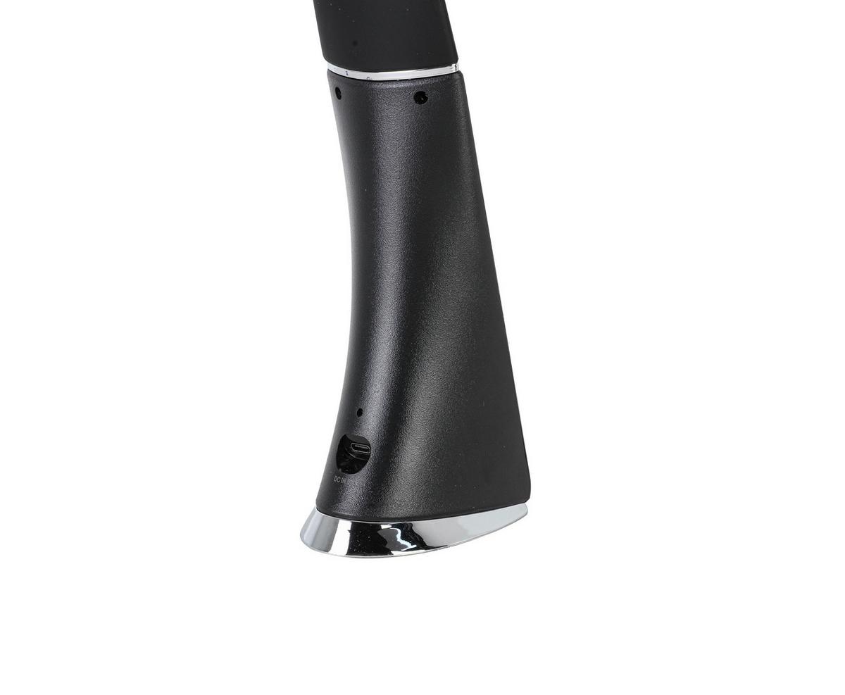 LED-Schreibtischleuchte Freddy 1 max. 5,5 Watt - Chromfarben/Schwarz, MODERN, Kunststoff/Metall (9,5/6,5/max 50cm) - Mömax