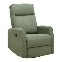 Relaxsessel Melinda Grün Cord - Schwarz/Grün, KONVENTIONELL, Holz/Kunststoff (76/103/96cm) - Mömax