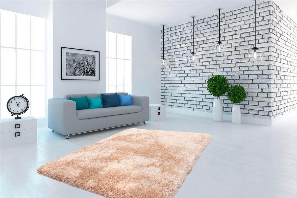 HOCHFLORTEPPICH COSY 210 CHAMPAGNER - Champagner, Konventionell, Textil (120/170cm) - Kayoom