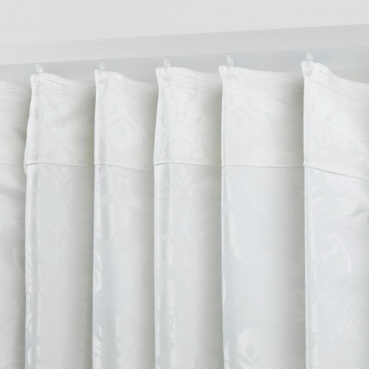 Fertigvorhang Charles Weiß ca. 140x245cm - Weiß, LIFESTYLE, Textil (140/245cm) - Modern Living