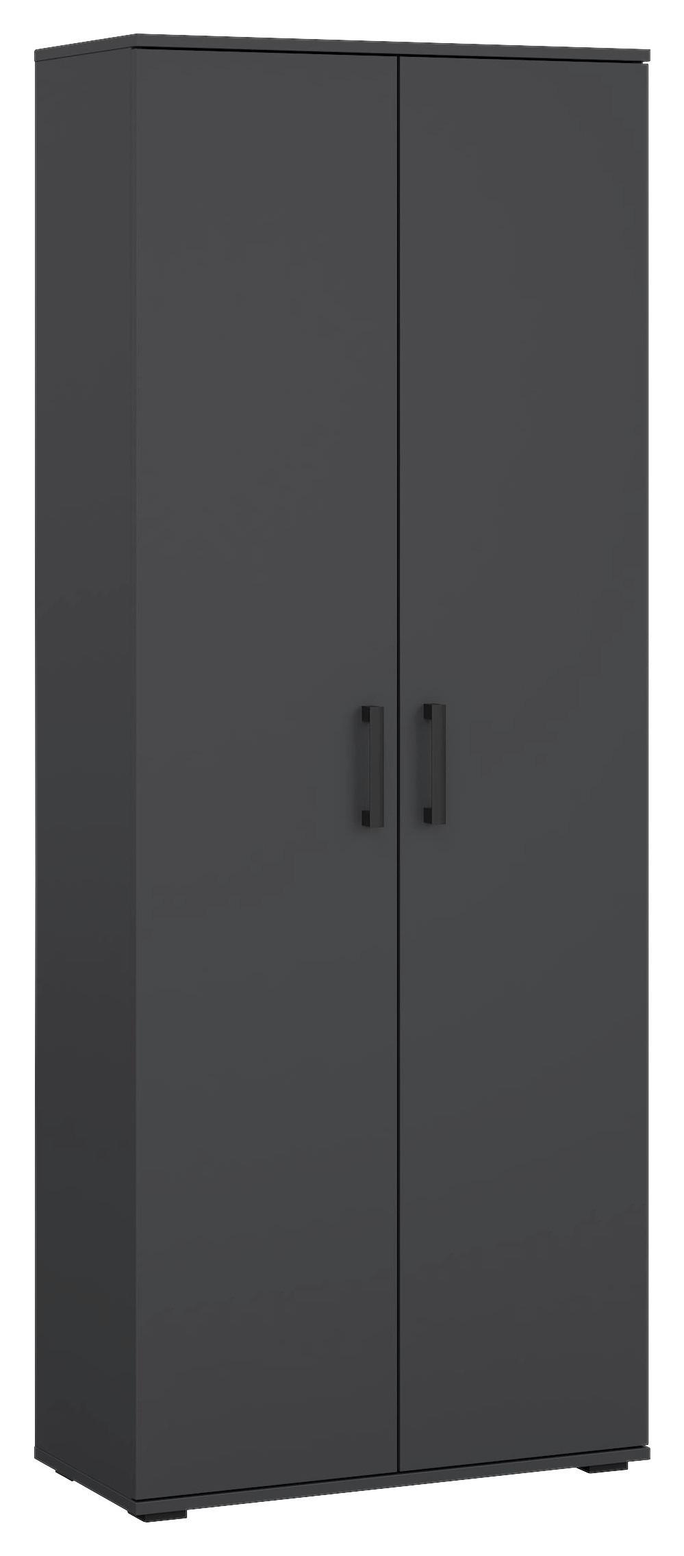 Mehrzweckschrank Bobby I Anthrazit - Anthrazit, KONVENTIONELL, Holz (70/178,9/33,4cm) - Mömax