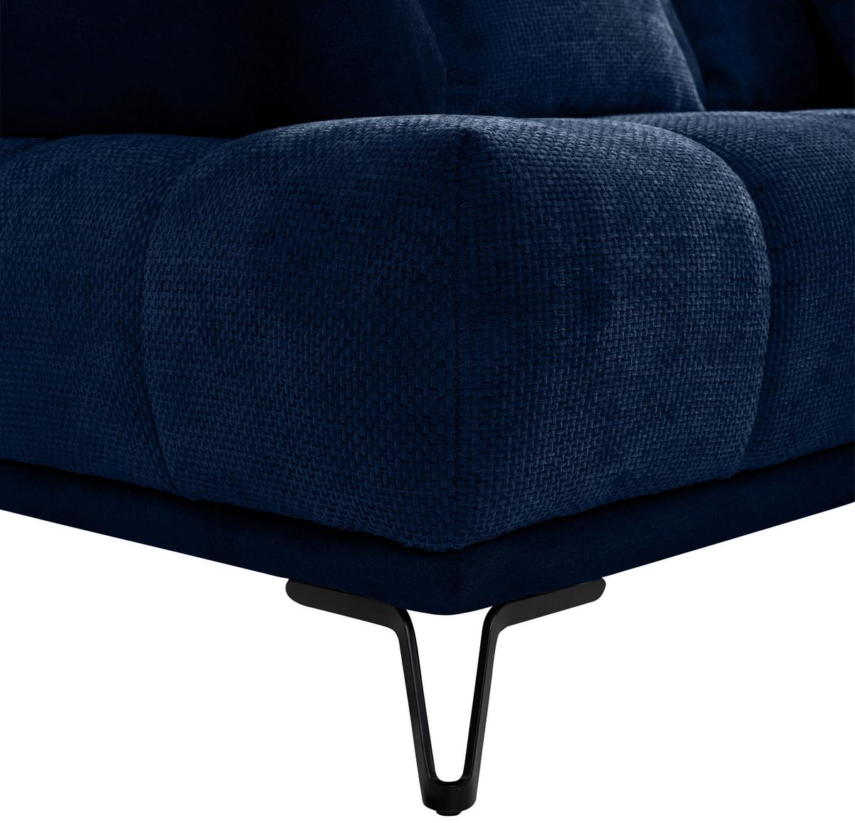 Coltar LARGO N - albastru închis, Modern, textil (262/184cm) - Modern Living
