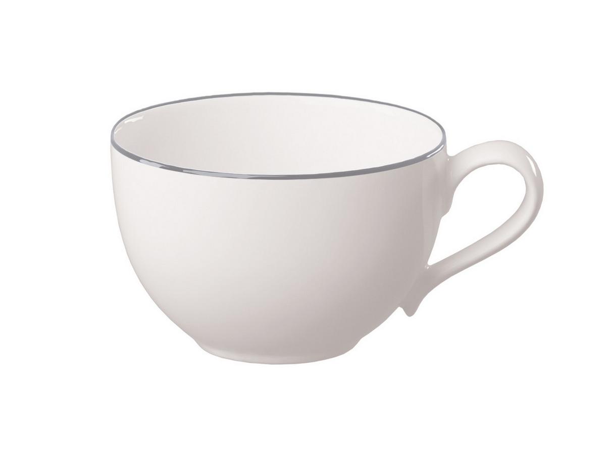 KOMPLET DO KAWY GREY LINES VILLEROY & BOCH - biały/szary, Konventionell, ceramika - Villeroy & Boch