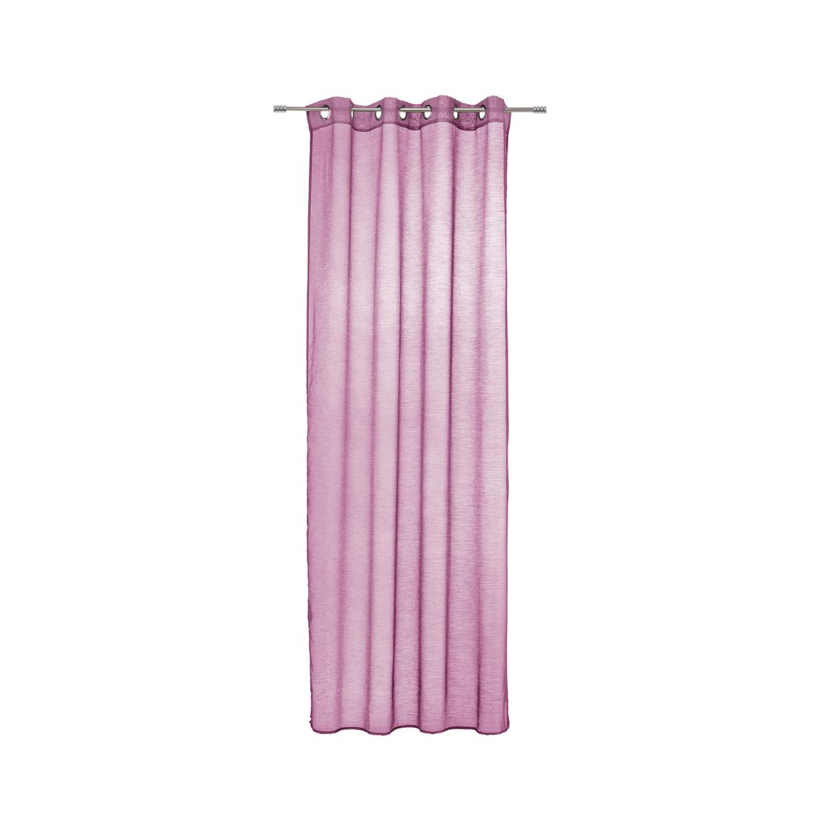 Zavesa Z Obročki Dolly - siva/antracit, tekstil (140/245cm) - Modern Living
