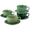 Kavni Servis Green Life, 8-Delni - zelena, Design, keramika - Creatable