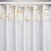 MÖRKLÄGGNINGSGARDIN GLAMOUR - vit/guldfärgad, Lifestyle, textil (140/245cm) - Mömax