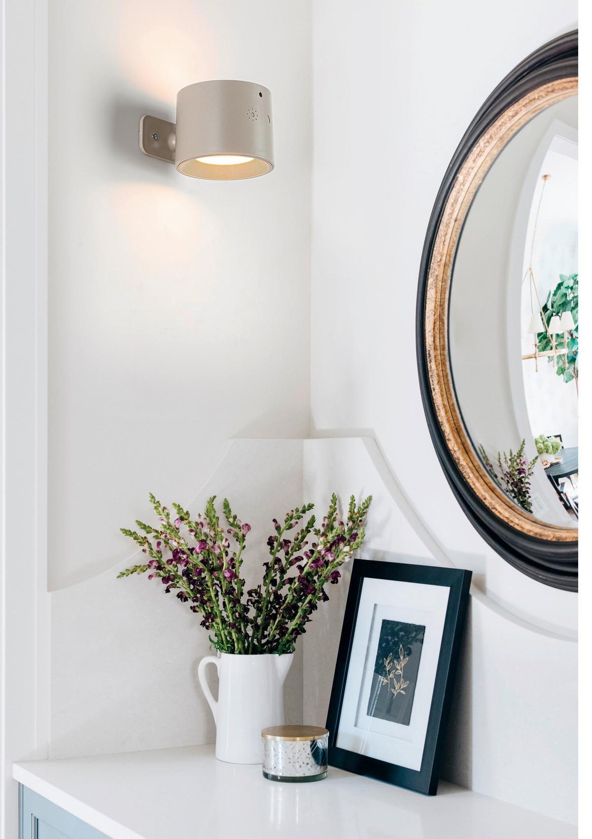 LED-Wandleuchte Rig 2 Sandfarben max. 3,5 Watt - Sandfarben, MODERN, Kunststoff/Metall (9,3/7,5/5,2cm) - Modern Living