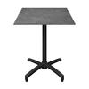 UTEBORD HEINO - antracit, Basics, metall/sten (70/70/75cm) - Mömax