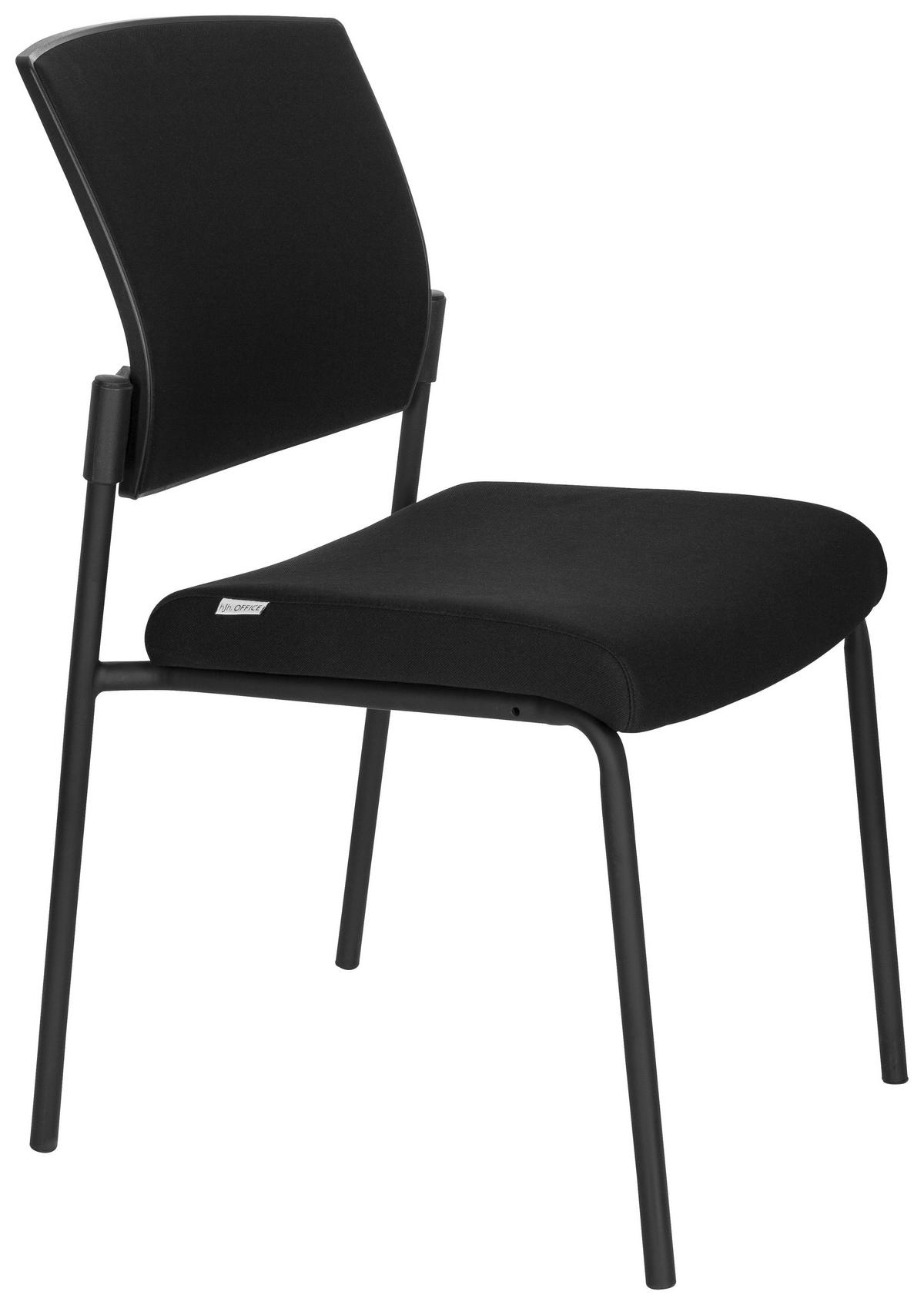 Konferenčni Stol K9 V Pro, Črna - črna, Moderno, kovina/tekstil (48/90/58cm) - MID.YOU