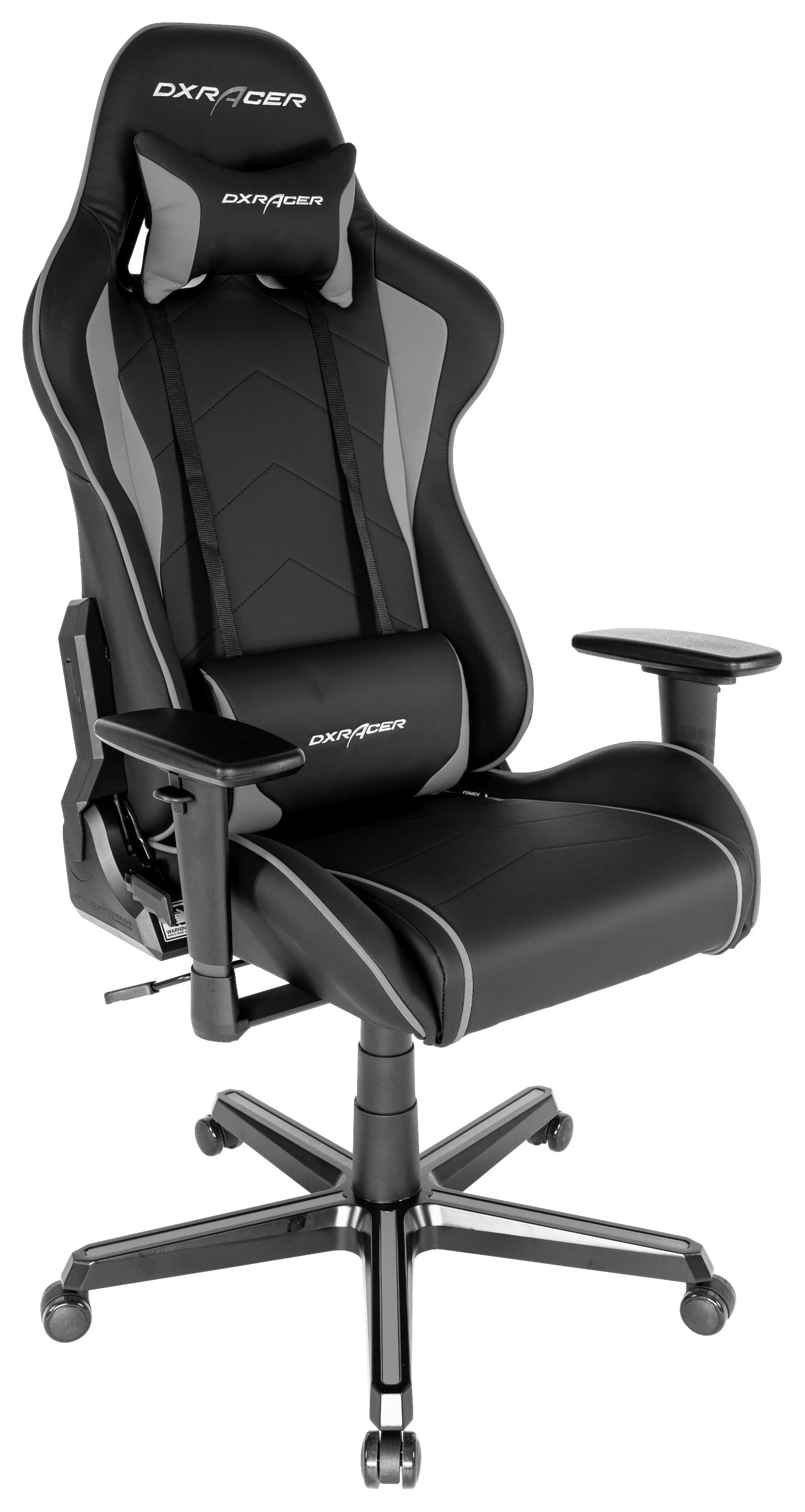 Gamingstuhl in Grau/Schwarz - Schwarz/Grau, Modern, Kunststoff/Metall (67/127/67cm) - Mömax