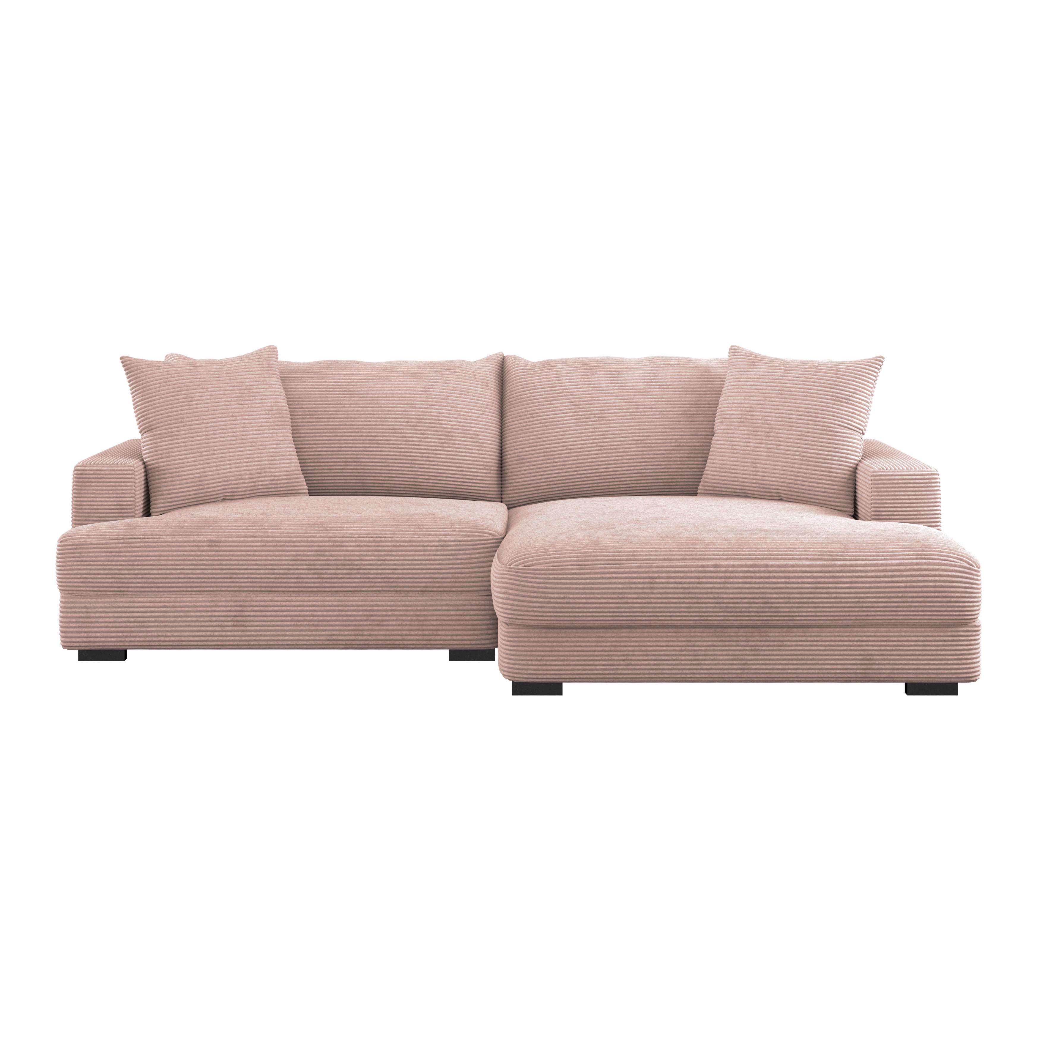 Coltar PELLE - roz, Modern, textil (265/180cm) - Modern Living