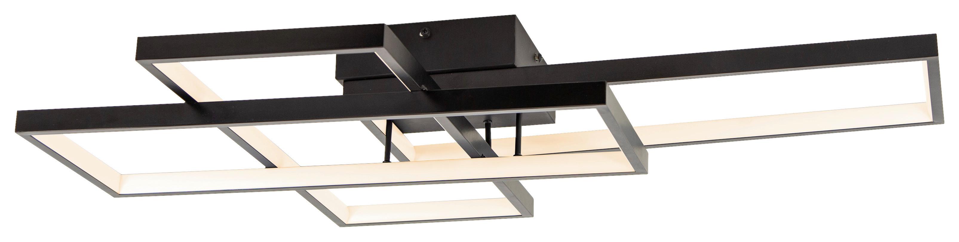 LED-Deckenleuchte Gabriel max. 40 Watt - Schwarz, MODERN, Metall (75/50/12cm)