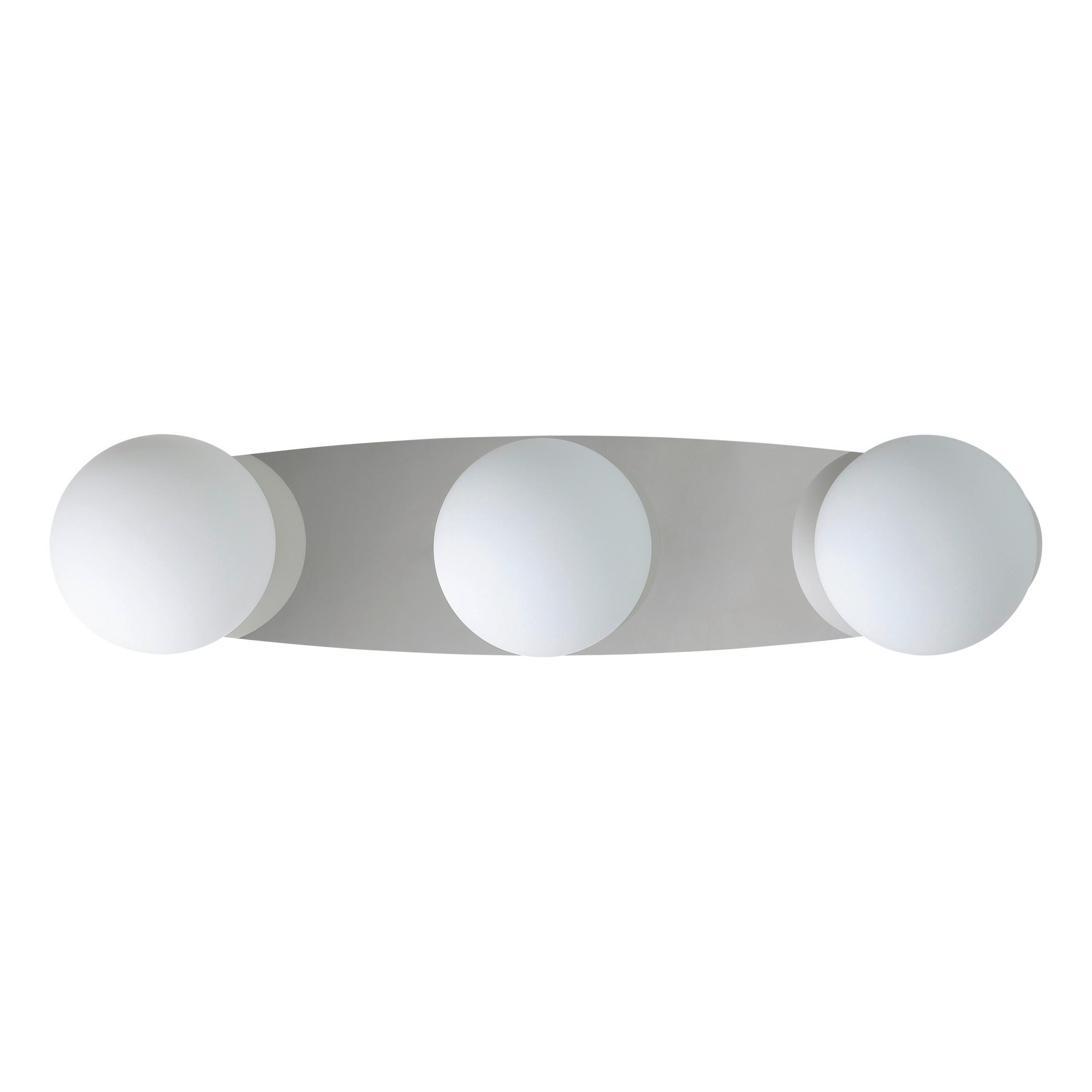 KINKIET ŁAZIENKOWY 902096 CASTROVIDO - biały/kolor chromowy, Konventionell, metal/szkło (58/13/16cm) - Eglo