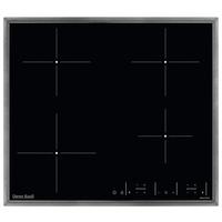 Induktionskochfeld Dkei6640xb - Edelstahlfarben/Schwarz, Basics, Glas/Metall (57,6/50,6cm) - Dieter Knoll