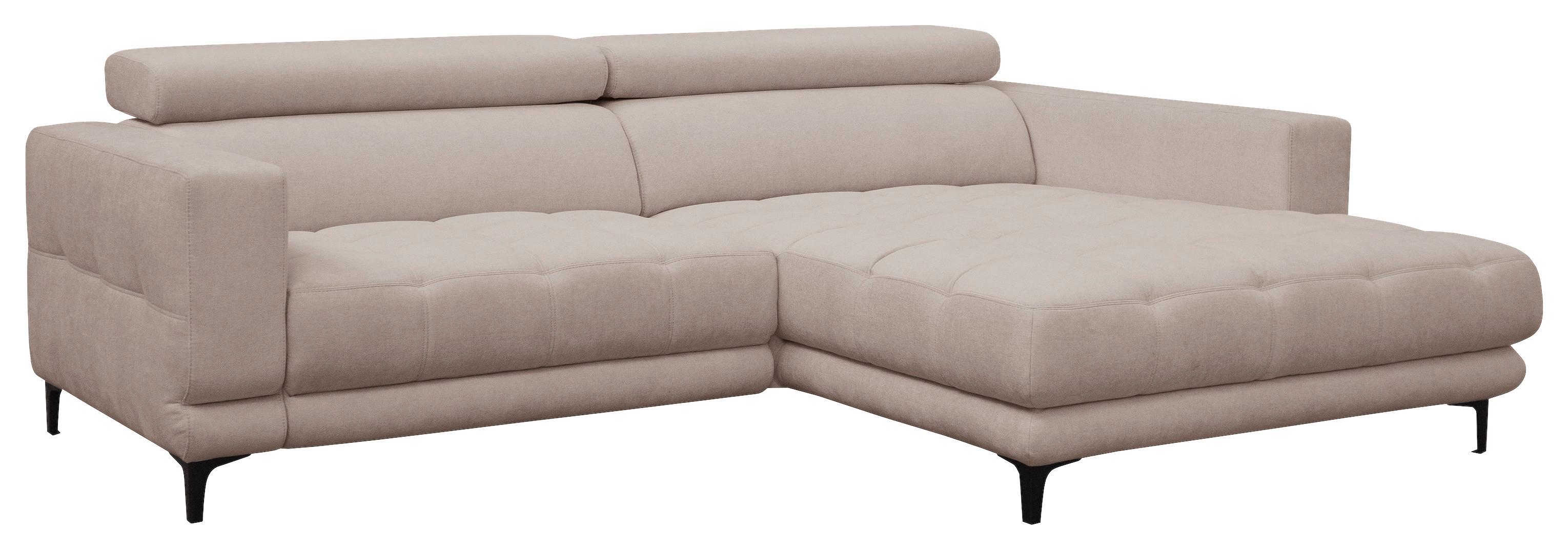 Sarokkanapé Aspen - bézs, Konventionell, faalapú anyag/textil (264/192cm)
