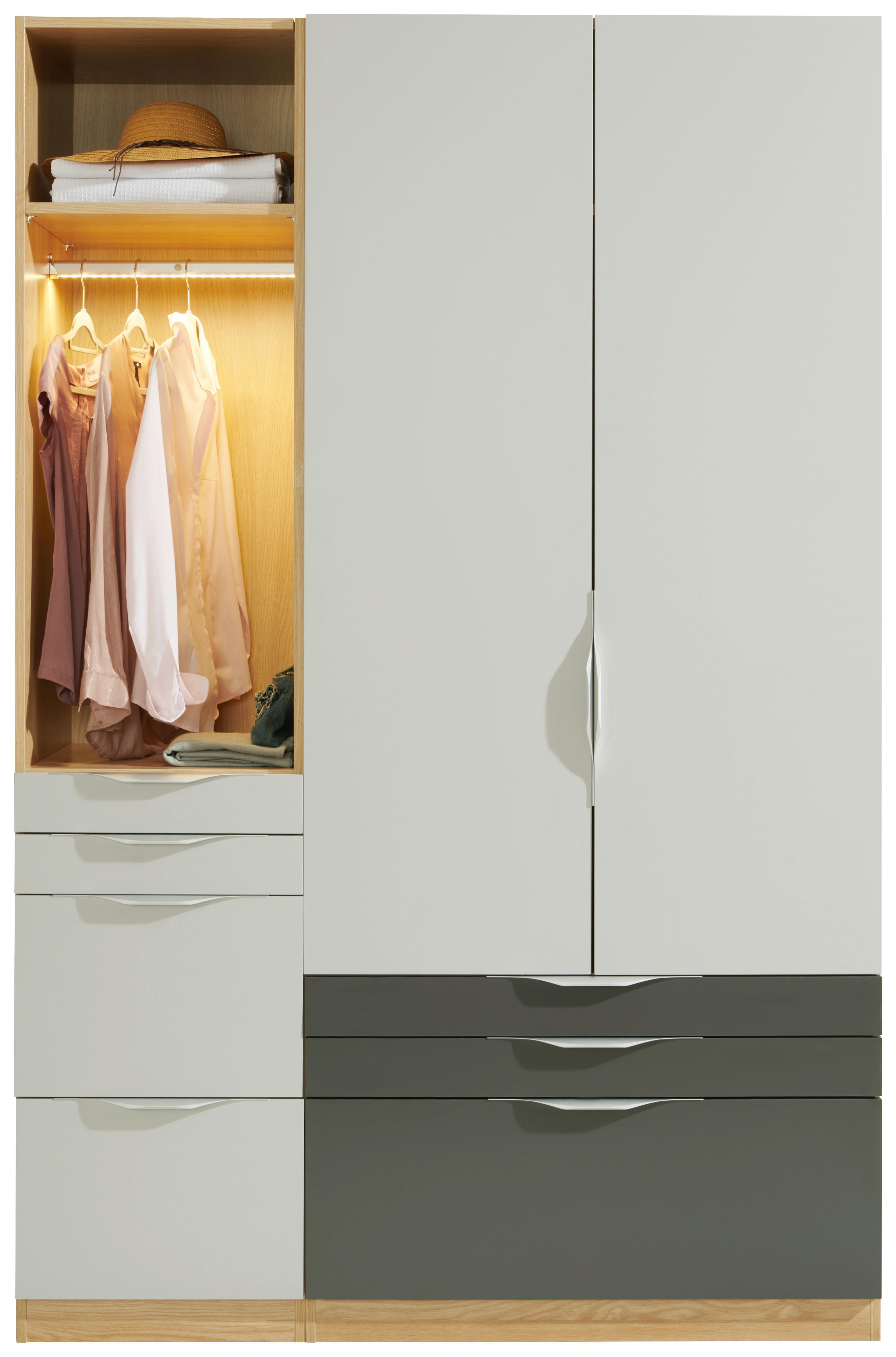 GARDEROBSSTOMME UNIT -BASED- - ekfärgad, Modern, trämaterial (45,6/210/56,5cm) - Based