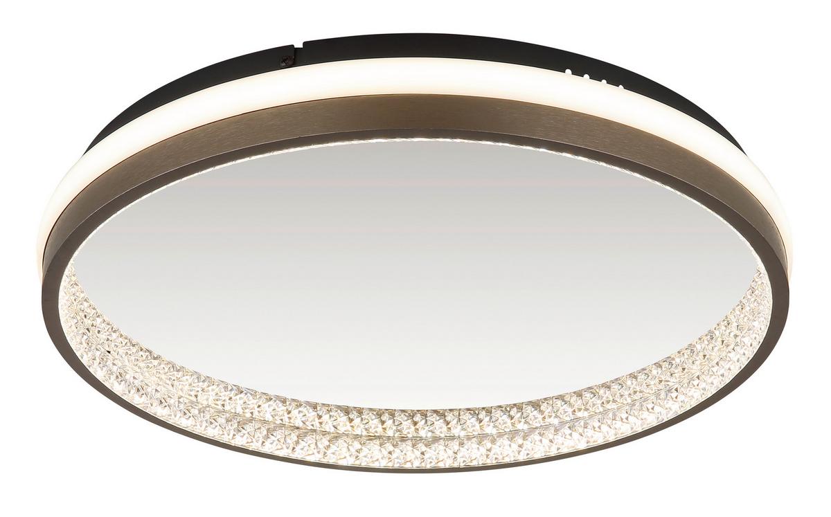 LED-DECKENLEUCHTE 67179D DELLA - Klar/Weiss, Konventionell, Kunststoff/Metall (39,7/6cm) - Globo