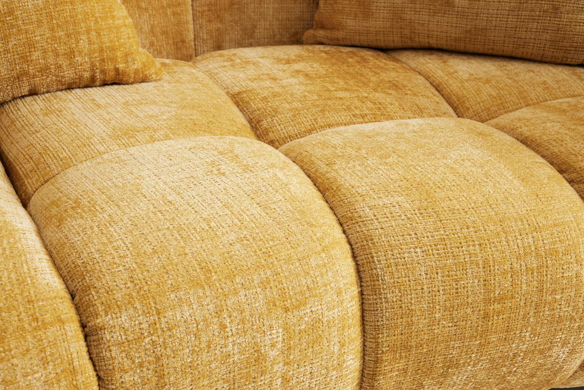 Mega Sofa Bonelli - žuta/crna, Moderno, tekstil/plastika (280/74cm) - Mömax