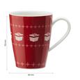 Kaffeebecher Vivo 30 ml - Rot/Weiß, KONVENTIONELL, Keramik - Vivo Kaffeebecher Vivo 30 ml - Rot/Weiß, KONVENTIONELL, Keramik - Vivo