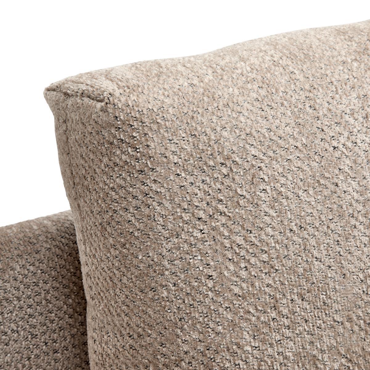 Wohnlandschaft Palermo Beige - Beige/Buchefarben, MODERN, Holz/Textil (306/69-94/203cm) - Mömax