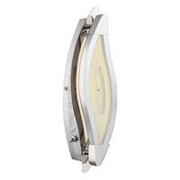 LED-WANDLEUCHTE 4809.01.01.0000 - Chromfarben, Design, Kunststoff/Metall (31,5/11,5cm) - Globo