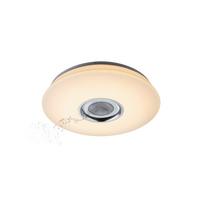 Led-deckenleuchte Nicole D: 40 Cm Weiss - Weiss, Basics, Kunststoff (40/7cm) - Globo